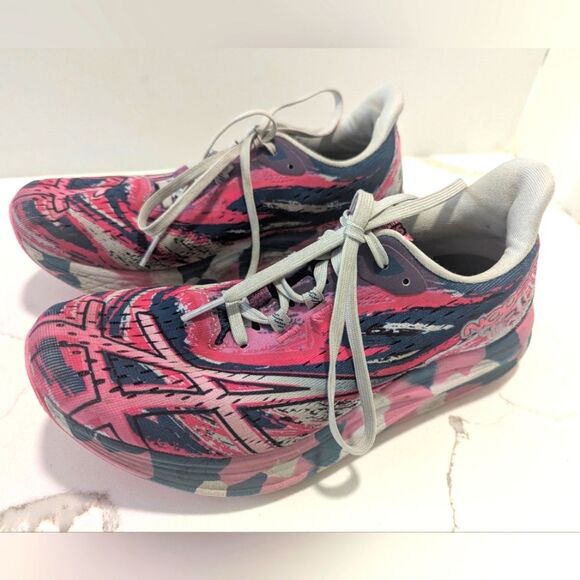ASICS NOOSA TRI 15 Van Gogh Pink Running Shoes Size 8 FLYTEFOAM Sneakers - Picture 3 of 9